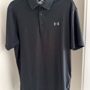 Under Armour Men's Black Polo Shirt
